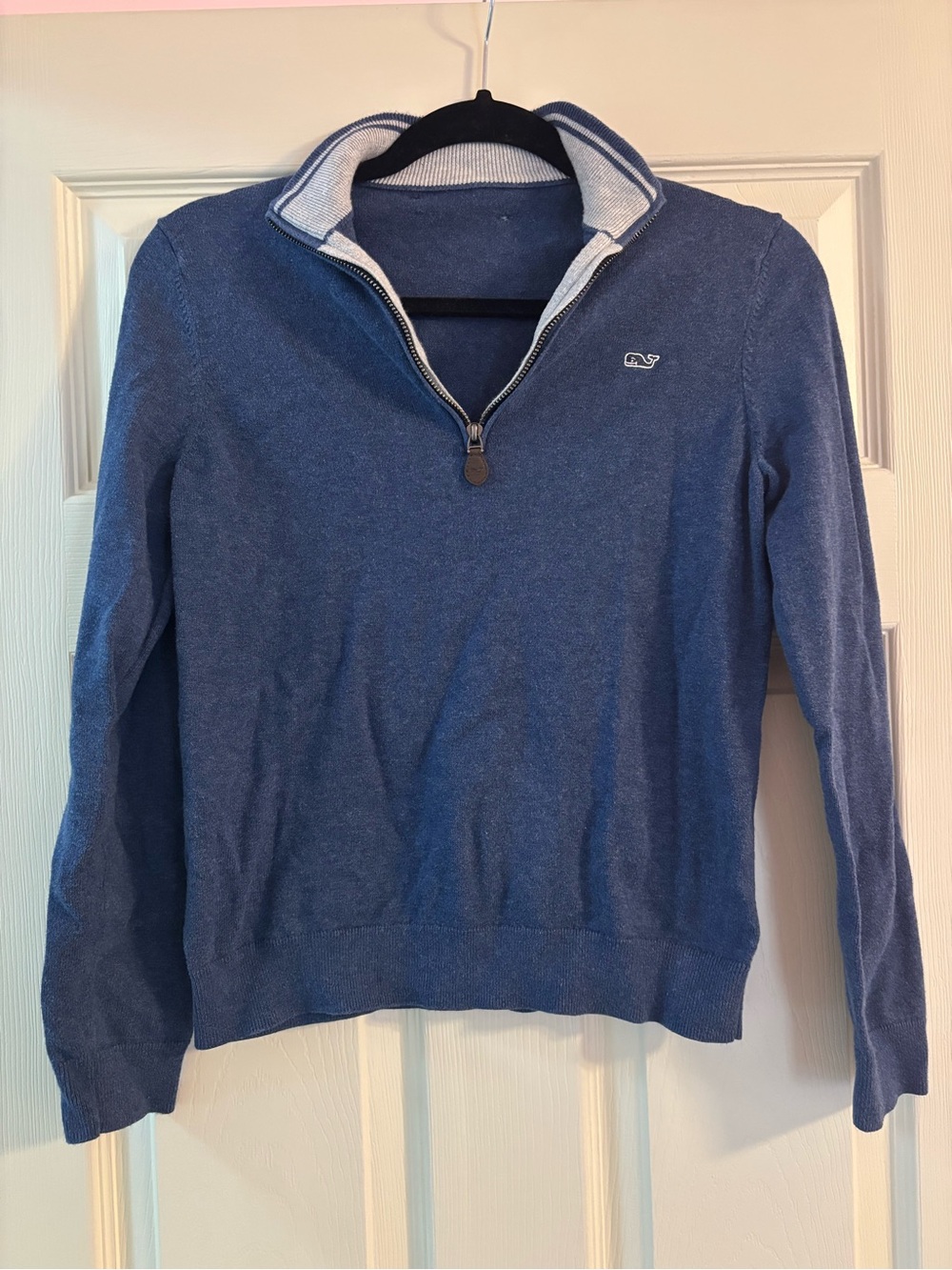Vineyard Vines Navy Blue Quarter-Zip Sweater